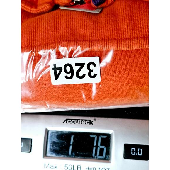 VintageY2K Nike Clemson Tigers Coach Orange Quarter Zip Sweatshirt Men's XL 3264 - Picture 12 of 12